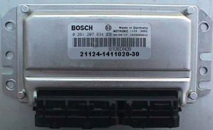  Контроллер  21124-1411020-30 на автомобили  ВАЗ десятка