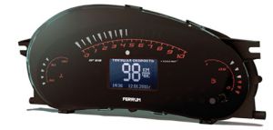 Комбинация приборов GF 619 для ВАЗ  "Lada-Kalina", "Lada-Priora"и Lada 2110 с "новой торпедой".