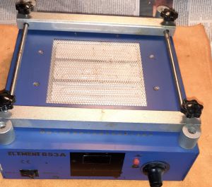 Инфракрасный нагреватель платы и съемник стекол гаджетов Element 853A