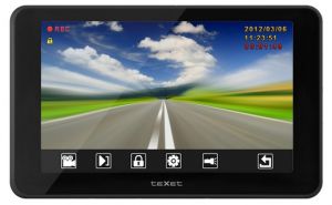 Автомобильный навигатор с видеорегистратором TEXET TN-522HD DVR